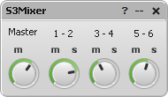 S*Mixer parameter editor window